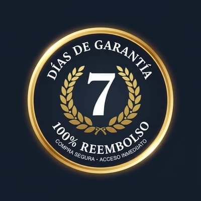 Sello de 7 días de garantía con reembolso del 100%