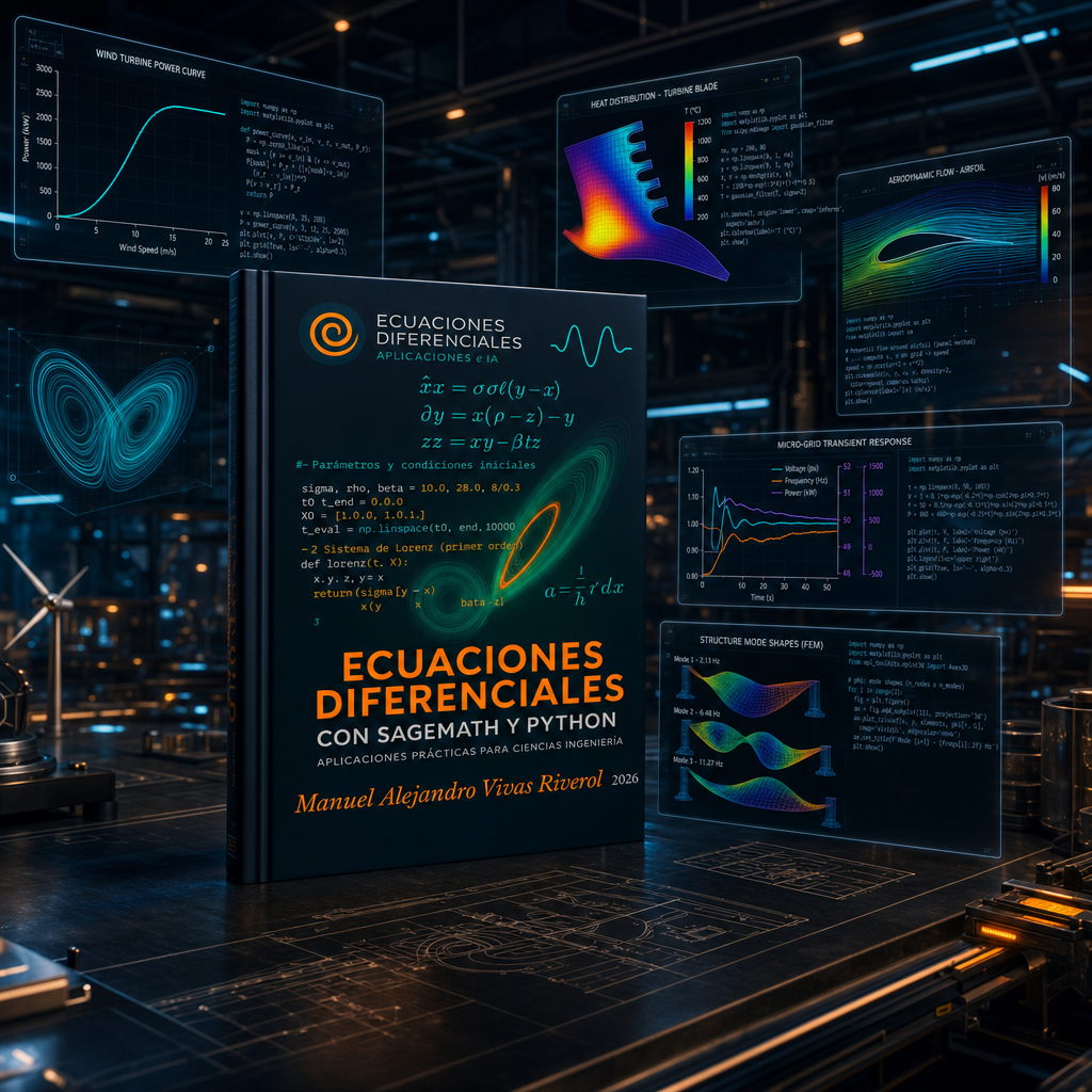 Ebook Ecuaciones Diferenciales con SageMath y Python