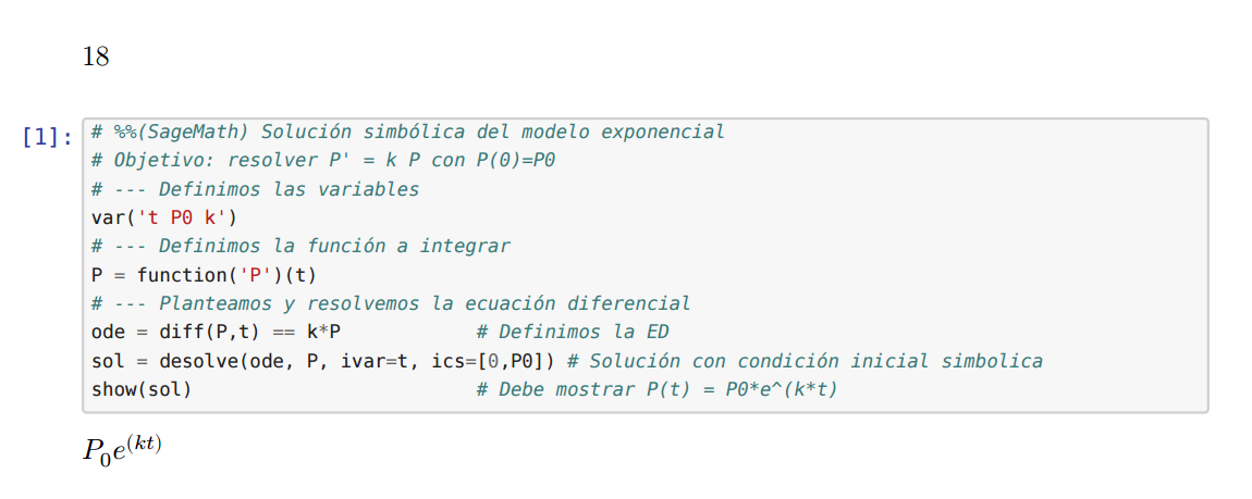 Primer código ejecutable del ebook
